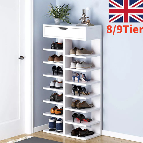 Tier wooden shoe rack - shoe,