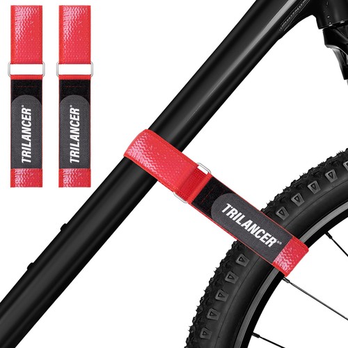 Bike rack straps red - 2x,
