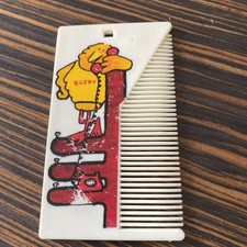 Vintage Buzby British Telecom UK  collectable Plastic Comb made In Italy 