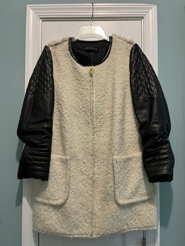 Zara women sherpa faux - women,