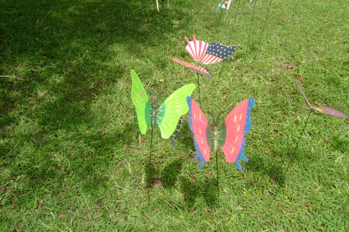 Plastic garden stakes decor - stakes,
