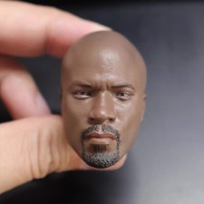 1/6 Luke Cage Black Man Head Sculpt Carved For 12" Male Action Figure Body Toys