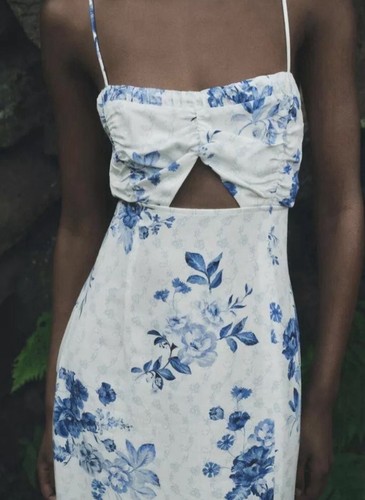 Zara blue white - zara, print