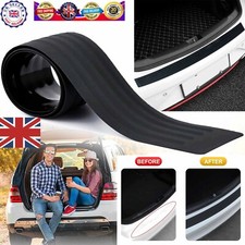 Car Rear Boot Bumper Sill Body Guard Protector Rubber Plate Trim Strip Cover UK