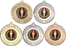 50mm generic wreath medal