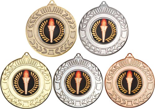 50mm generic wreath medal