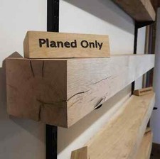 Planed oak beams - oak, mantle