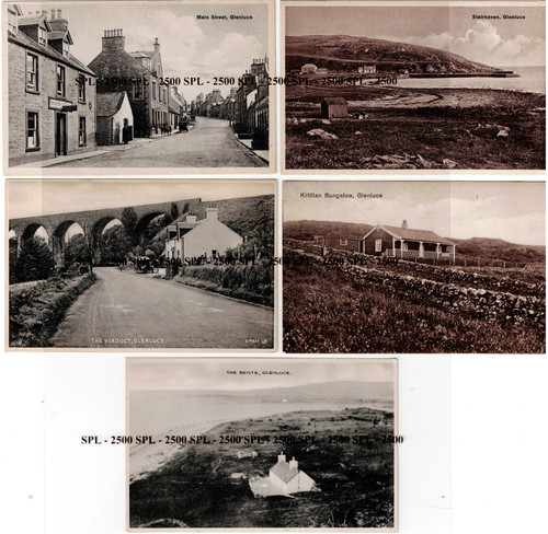 Glenluce postcard wigtownshire - glenluce,