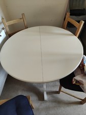 INGATORPExtendable table, white, 110/155 cm (full measurements in pics.