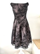 Black Lace Occasion Dress Fit