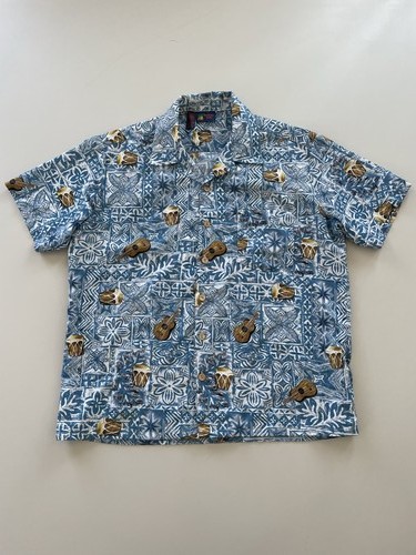 Roundy bay blue hawaiian - blue,