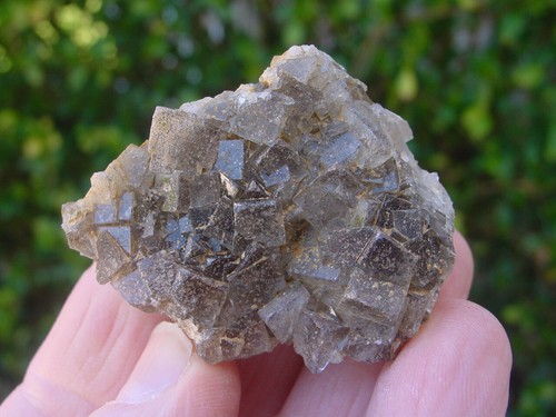 Double sided fluorite fall - double,