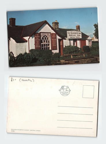 Vintage postcard gretna green - vintage,