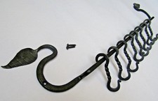 Leaf End Hand-Forged S Hooks