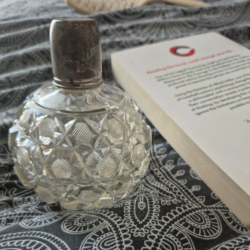 Vintage hand cut glass - vintage, perfume