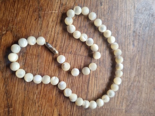 Mother pearl round - of, beads