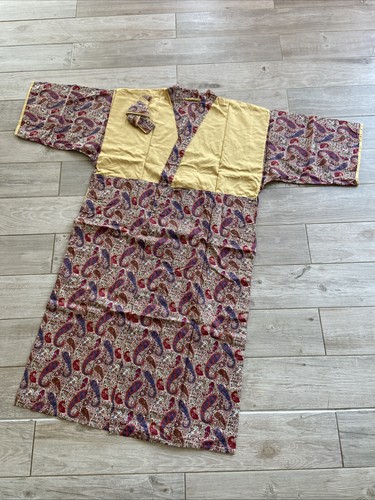 Paisley print dressing gown - print, in