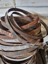 Reclaimed Metal Whisky Wine Barrel Hoops Bands Rings - Genuine vintage hoops.