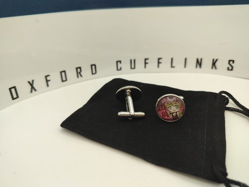 Demon slayer cufflinks anime - demon,