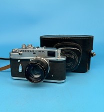 Zorki 4K 35mm Rangefinder Camera With Jupiter-8 Lens Soviet Vintage USSR