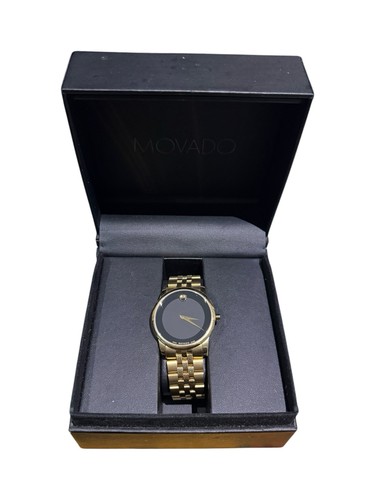 Movado black museum - movado, 40mm