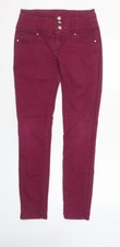 Yes Yes Women's Purple Skinny