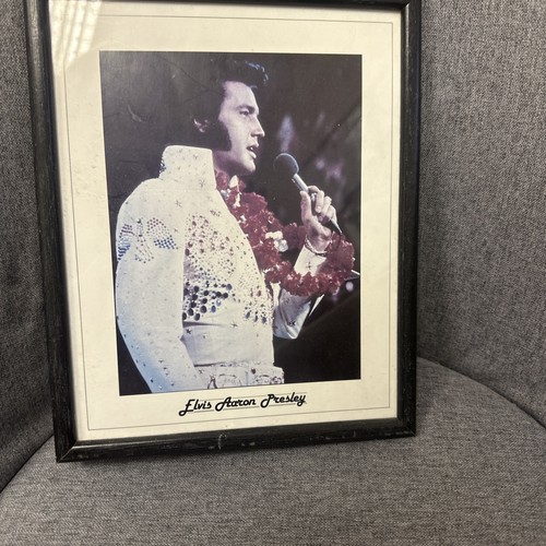 Vintage elvis presley - vintage, framed