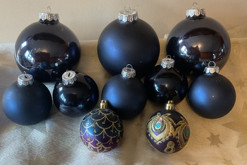 Large medium glass christmas - &,