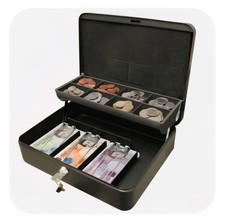 12 CASH BOX Till/Float Black