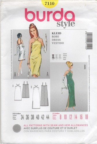 Burda sewing pattern 7110 - pattern,