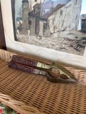 Vintage Heavy Brass NutCracker