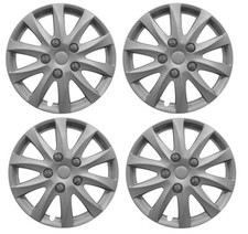 4x Wheel Trims Hub Caps 15" Covers fits Fiat Punto Doblo Multipla Panda 500
