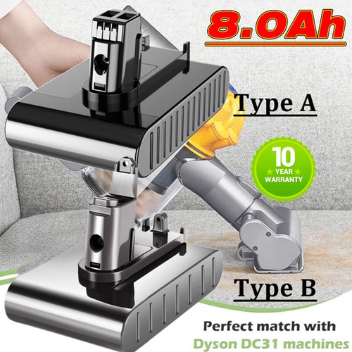 0ah battery for dyson dc31 - 8.0ah,