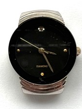 Diamond Ladies Black Quartz