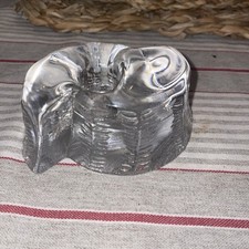 Vintage Irish Galway Crystal Glass Candlestick Holder