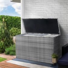 Garden Storage Box Rattan