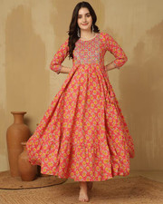 Indian Women Cotton Pink