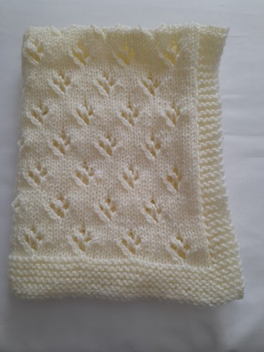 Hand knitted dolls pram - dolls, pram/cot