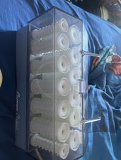 Vintage Carmen 20 Heated Rollers – Compact Travel Set – Working (No Clips)