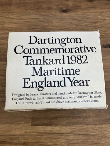 Dartington glass commemorative - glass,