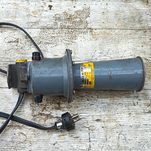 Vintage electric klaxon made - vintage,