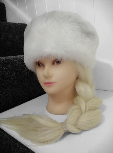 Kangol vintage white faux fur - faux,