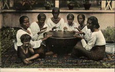 Ceylon Sri Lanka Women Playing