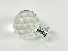 5 x Crystal Ball Round Door Knobs Handles for Drawers Cabinets Cupboards Kitchen