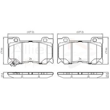 Brake Pads Set For Infiniti