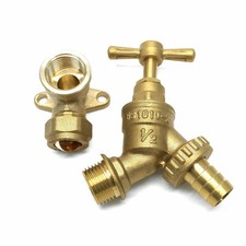 1/2" Outside Garden Brass Tap