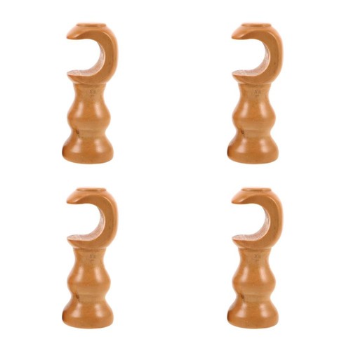 4pcs wooden curtain rod - 4pcs,