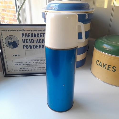 Vacco retro blue flask - vacco, jug