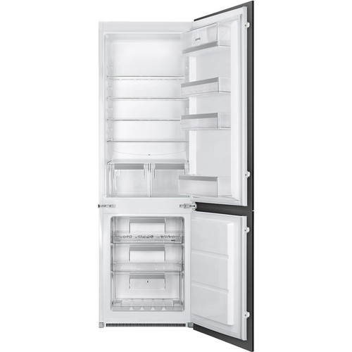 Smeg fridge freezer - smeg, white