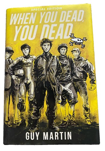 Guy martin signed book - martin,